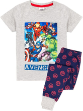Marvel Avengers Boys Superhero Long Pyjama Set