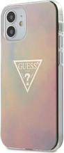Back panel cover Guess iPhone 12 Mini 5.4&#039;&#039; Gold Triangle Cover Pink