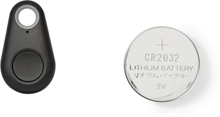 Bluetooth Nøglefinder sort til iPhone & Samsung inkl. CR2032 Batteri