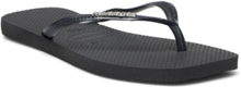 Hav. Square Logo Metallic Shoes Summer Shoes Sandals Flip Flops Black Havaianas
