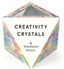 Creativity Crystals: 5 Translucent Erasers
