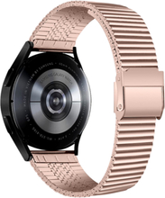 Samsung Gear S3 / Galaxy Watch 46mm Rem i RosaGuld Rustfrit Stål