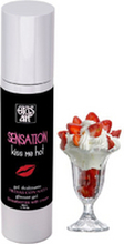 Eros sensation lubrificante naturale fragole con crema 50ml