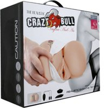Crazy bull - ano e vagina realistici con tatoo e vibrazione