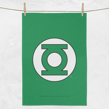 Green Lantern Tea Towel
