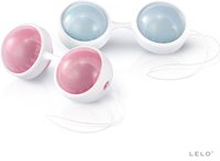 Palline vaginali lelo luna beads rosa/celesti