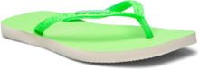 Hav. Square Glitter Neon Shoes Summer Shoes Sandals Flip Flops Green Havaianas
