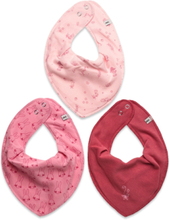 Bandana Bib Girl -Aop Baby & Maternity Care & Hygiene Dry Bibs Pink Pippi