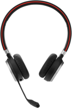 Jabra Evolve 65 Headset Kabel & Trådlös Huvudband Samtal/musik Micro-USB Bluetooth Laddningsställ Svart