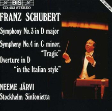 Schubert: Symphony 3 & 4 /Overture Italian Style