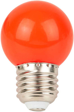 Showgear G45 E27 kunststof led-lamp voor prikkabel 1W rood
