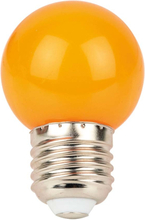 Showgear G45 E27 kunststof led-lamp voor prikkabel 1W oranje