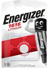 Energizer Lithium knappcellsbatteri CR1616 | 3 V DC | 60 mAh | 1-Blister | Silver