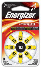 Energizer Zink-Air Battery PR70 | 1.4 V DC | Zinc Air | PR70 | 92 mAh | Förladdad | Antal batterier: 8 st. | Blister | Hörapparat | Silver
