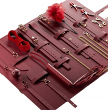 Luxury BDSM 11-pcs Kit Clarissa Red Bondage kit