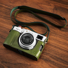 SmallRig Leather Half Case Kit for Fujifilm X100VI Green, SmallRig
