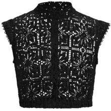 BOSS x Kinga Mathe cropped blouse in floral lace