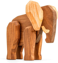 FableWood træfigur - Elefantfar