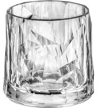 koziol Glas Lowball Club No. 2 Superglas; 330ml, 9.2x8.7 cm (ØxH); Transparent; 0.25 l Mätrand, 50 Styck / Förpackning
