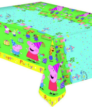 120x180 cm Plastduk med Födelsedagsmotiv - Peppa Pig