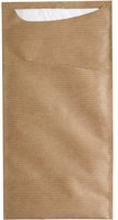 GARCIA DE POU Bestick- och servettficka Besta; 11.2x22.5 cm (BxL); Natur; 100 Styck / Förpackning