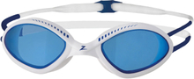 Zoggs Zoggs Tiger Goggle White/Blue/Tint Blue Sportsbriller Small