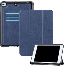 Tri-fold Stand Smart læder tablet cover med kuglepen til iPad mini (2019) /4/3/2/1