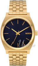 Nixon A045-2033 The Time Teller Blå/Gul guldtonet stål Ø37 mm