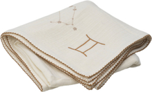 Baby Blanket - Zodiac - Gemini Home Sleep Time Blankets & Quilts Creme Fabelab*Betinget Tilbud