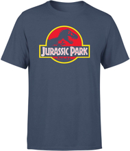 Jurassic Park Logo Men's T-Shirt - Navy - S - Navy