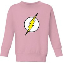 Justice League Flash Logo Kids' Sweatshirt - Baby Pink - 3-4 Years - Baby Pink