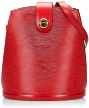Pre-eide Red Louis Vuitton Epi Cluny Bag