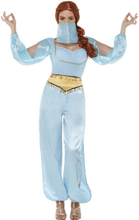Lys Blått Aladdin Inspirert Jasmine Kostyme 3 Deler