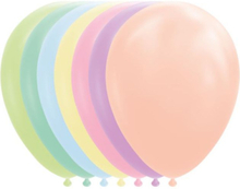 100 stk 30 cm MEGAPACK - Pastellfarget Ballonger