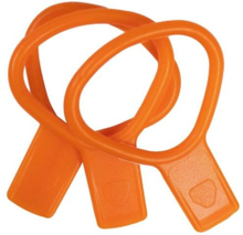 Ortlieb Frame-Pack RC Gummiklemmer Oransje, 3 stk