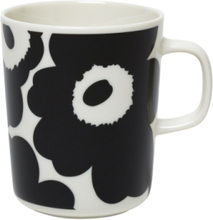 Unikko Mug Home Tableware Cups & Mugs Coffee Cups Svart Marimekko Home*Betinget Tilbud