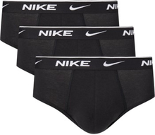 Nike Kalsonger 3P Everyday Essentials Cotton Stretch Hip Brief Svart bomull Small Herr