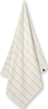 Check Terry Bath Towel Home Textiles Bathroom Textiles Towels & Bath Towels Bath Towels Hvit Humdakin*Betinget Tilbud