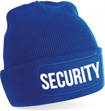 Security muts unisex - one size - blauw - apres-ski muts