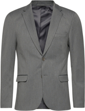 Sdfredrick Clas Blazer Suits & Blazers Blazers Single Breasted Blazers Grey Solid