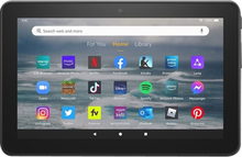 Amazon Fire 7 - 12. sukupolvi - tabletti - Fire OS - 32 GB - 7" IPS (1024 x 600) - microSD-kortti - lajittelu - lukitusnäytön mainostuki