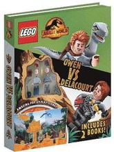 LEGO Jurassic World: Owen vs Delacourt (Includes Owen and Delacourt LEGO minifigures, pop-up play scenes and 2 books)