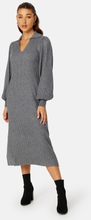 SELECTED FEMME Selene Knit Dress Medium Grey Melange XS