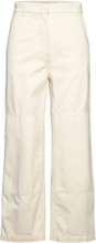 Tondo Trousers Cargo Pants Creme Weekend Max Mara*Betinget Tilbud