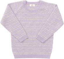 Merino Classic Rib Blouse Pullover Lilla Copenhagen Colors*Betinget Tilbud