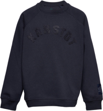 Harald Organic/Recycled Logo Crew Sweat Tops Sweatshirts & Hoodies Sweatshirts Navy Kronstadt