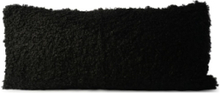 Curly Lamb Fake Fur 40X90Cm Home Textiles Cushions & Blankets Cushion Covers Black Ceannis