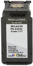 inkClub Inktcartridge, vervangt Canon PG-545XL, zwart, 400 pagina's MCA030 Replace: PG-545XL