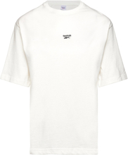 Cl Wde Tee T-shirts & Tops Short-sleeved Hvit Reebok Classics*Betinget Tilbud