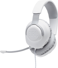 JBL Quantum 100 | Gaming-headset, Over-ear Med Kabel - PS4/XBOX/Switch/PC-kompatibel - 3,5 Mm Tilslutning - Aftagelig Mikrofon - Gaming Gaming